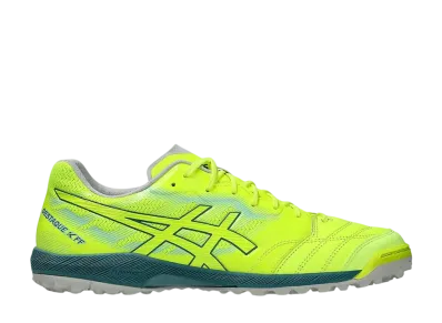 Asics Destaque K FF TF "Safety Yellow/Atlantis Blue"