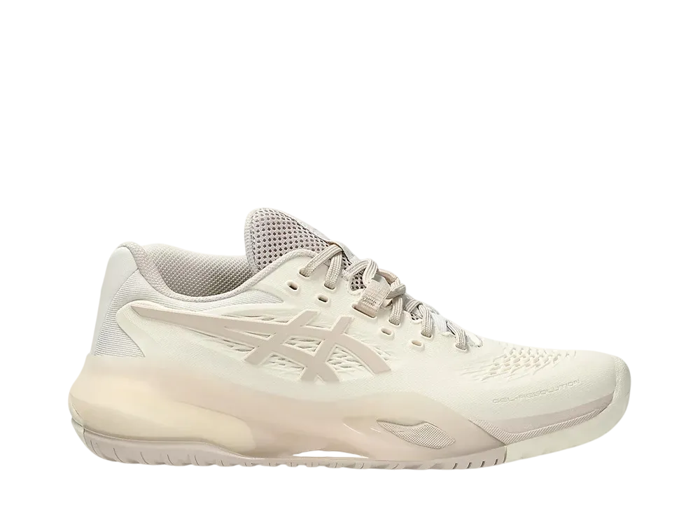 アシックス ウィメンズ ゲルレゾリューション10 "クリーム/ミネラルベージュ" (オールコート)