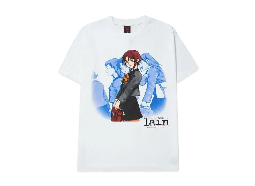 Geeks Rule x Serial Experiments Lain 12 Silkscreen Printing T-Shirt Vol.03 "White"
