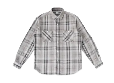 Ron Herman Heavy Flannel Cheked Shirt "Gray"