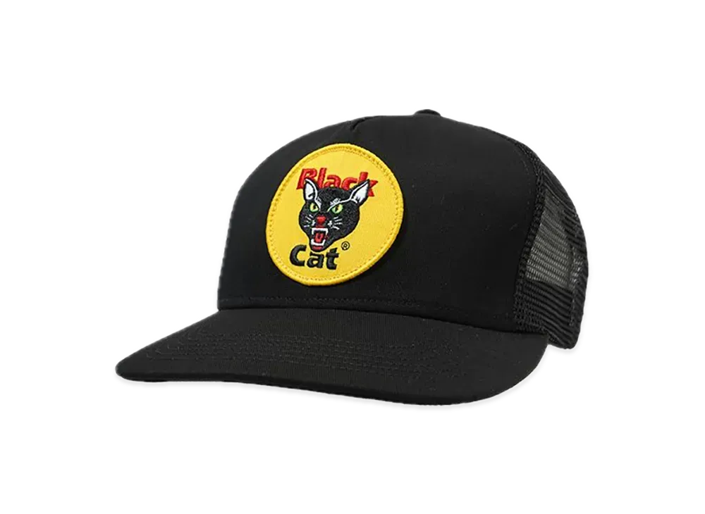 Black Cat Mesh Back 5-Panel メッシュキャップ ブルー