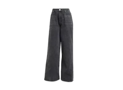 adidas Adilenium Season 3 Zip Washed Denim Pants "Black"