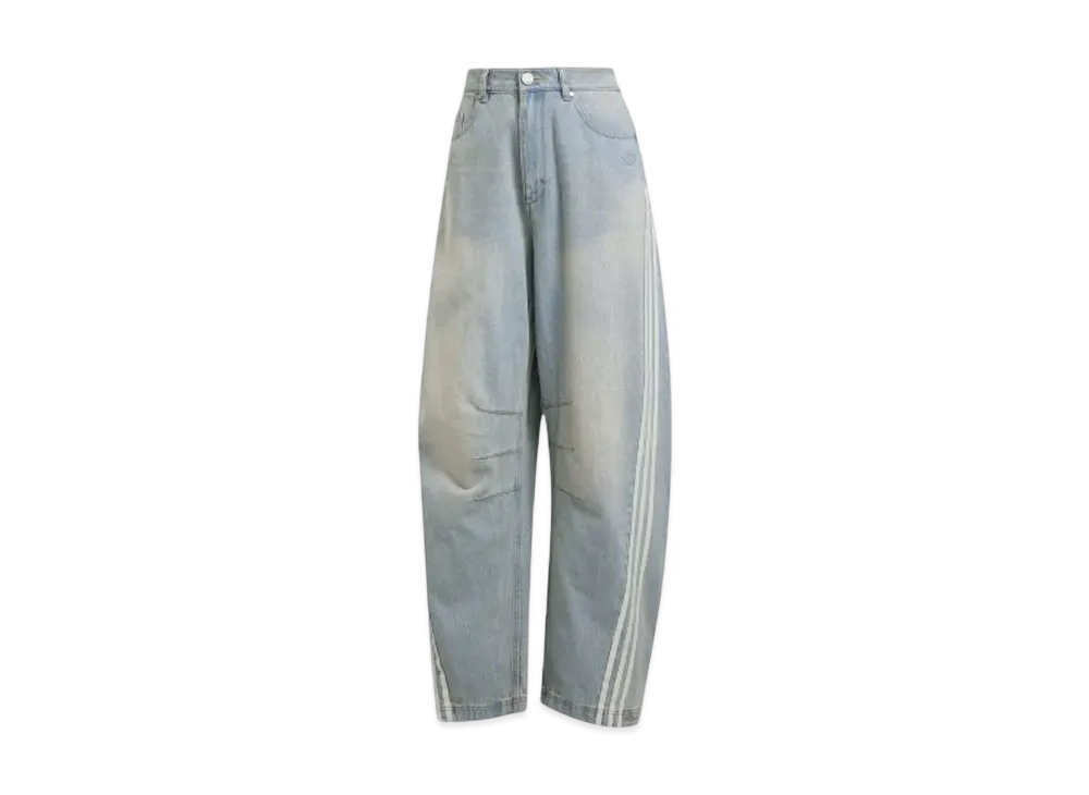 アディダス アディレニウム シーズン 3 バナナフィット ウォッシュドデニムパンツ "ライトデニム"