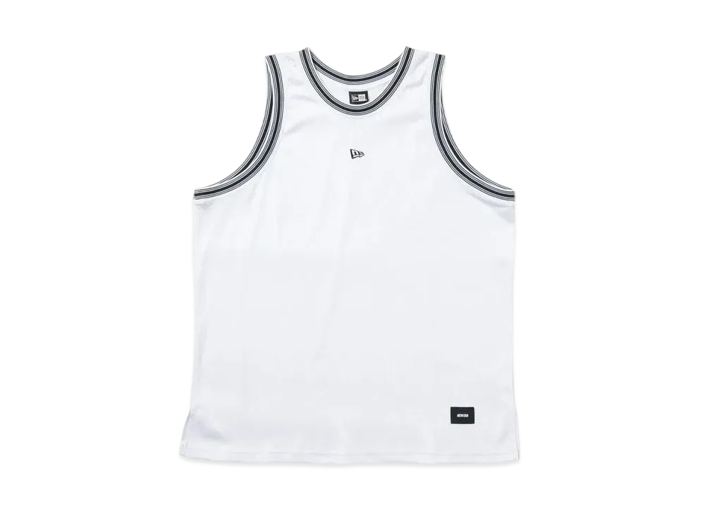 NEW ERA Performance Apparel Basketball Mesh Tank Top "White"