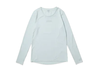 NEW ERA Performance Apparel Women's Long Sleeve Tech T-Shirt Middle Length "Misty Blue"