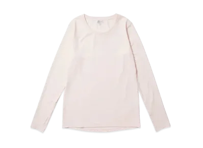 NEW ERA Performance Apparel Women's Long Sleeve Tech T-Shirt Middle Length "Light Pink"