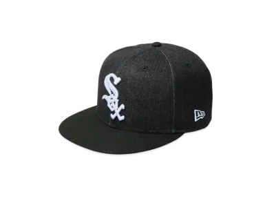 NEW ERA 59Fifty MLB Denim 2-Tone Chicago White Sox "Black Denim/Black"