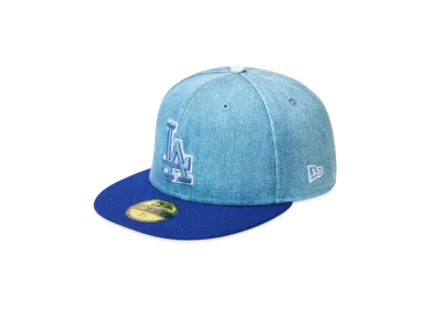 NEW ERA 59Fifty MLB Denim 2-Tone Los Angeles Dodgers "Washed Denim/Dark Royal"