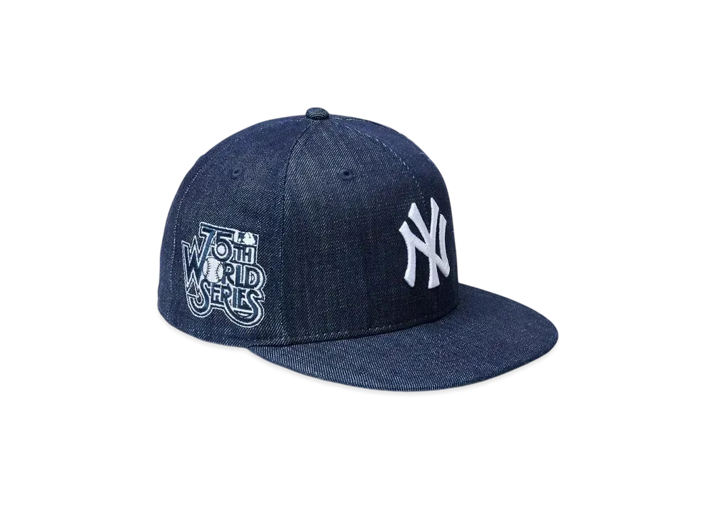 NEW ERA 59Fifty Denim New York Yankees World Series Side Patch "Indigo Denim"
