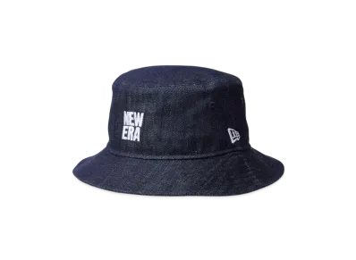 NEW ERA Bucket 01 Denim Square New Era Logo "Indigo Denim"