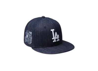NEW ERA Youth 9Fifty Denim Los Angeles Dodgers World Series Side Patch "Indigo Denim"