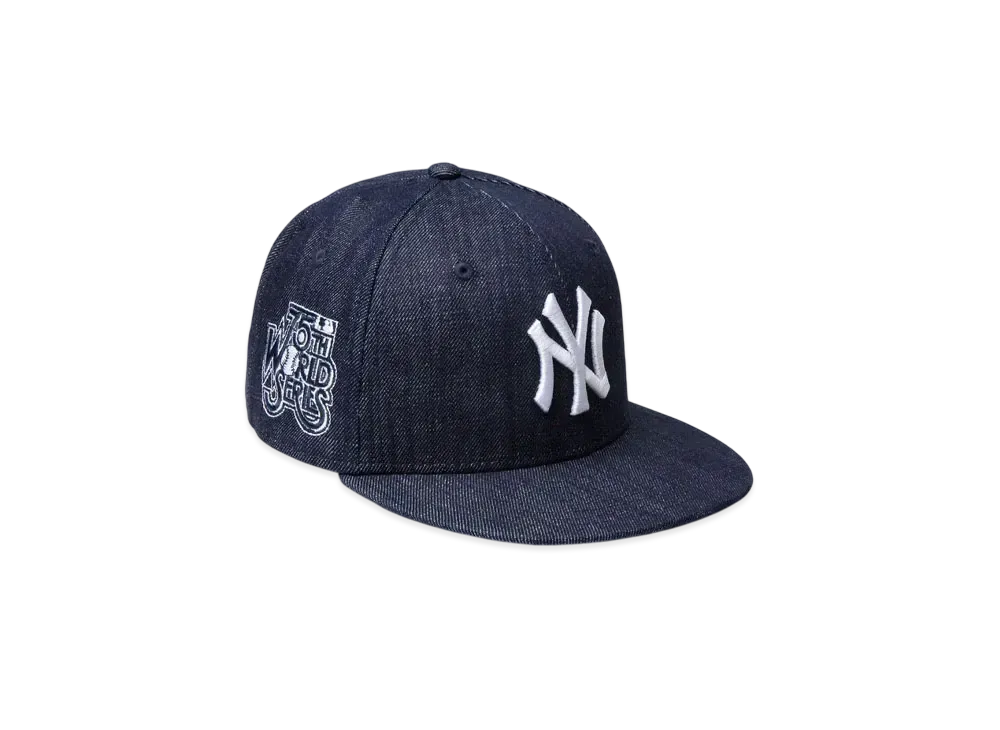 NEW ERA Youth 9Fifty Denim New York Yankees World Series Side Patch "Indigo Denim"