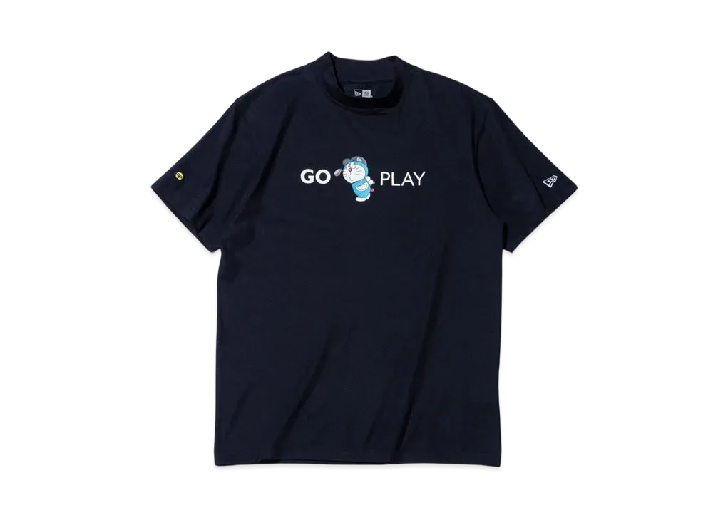 NEW ERA Golf x Doraemon Short Sleeve Midneck T-shirt "Navy"