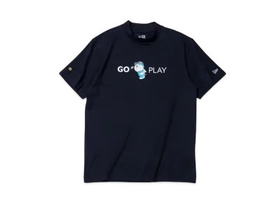 NEW ERA Golf x Doraemon Short Sleeve Midneck T-shirt "Navy"