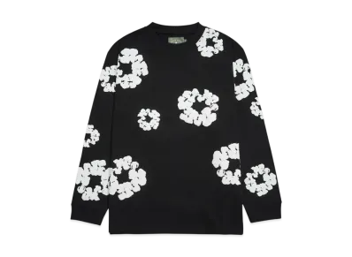 DENIM TEARS Long Sleeve Cotton Wreath Tee DENIM TEARS Long Sleeve Cotton Wreath Tee