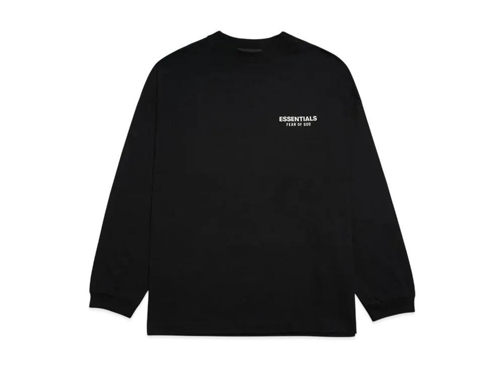 FEAR OF GOD Essentials Jersey Long Sleeve T-Shirt "Black"
