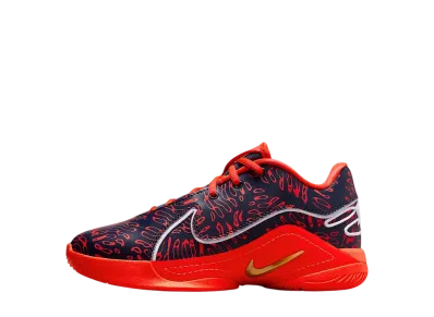 Nike GS LeBron 22 SE "Obsidian/Bright Crimson/Black/Metallic Gold"