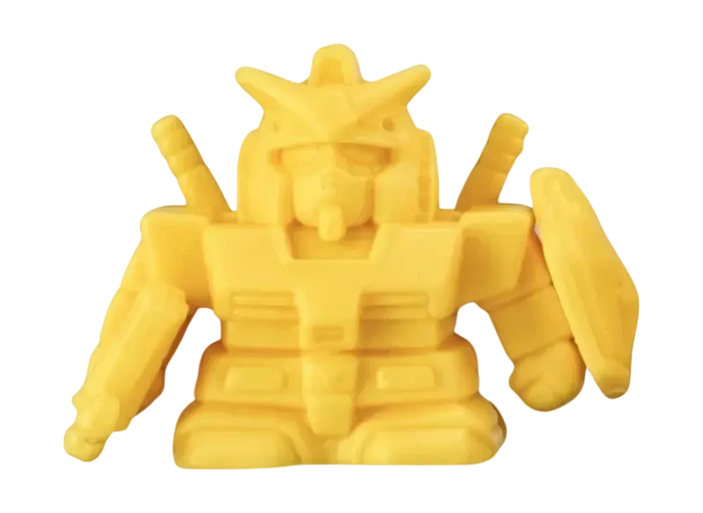 BANDAI "Gachapon Senshi SD Mecha Robokeshi" -MOBILE SUIT GUNDAM- Ver.フラグメント RX-78-2 Gundam Yellow