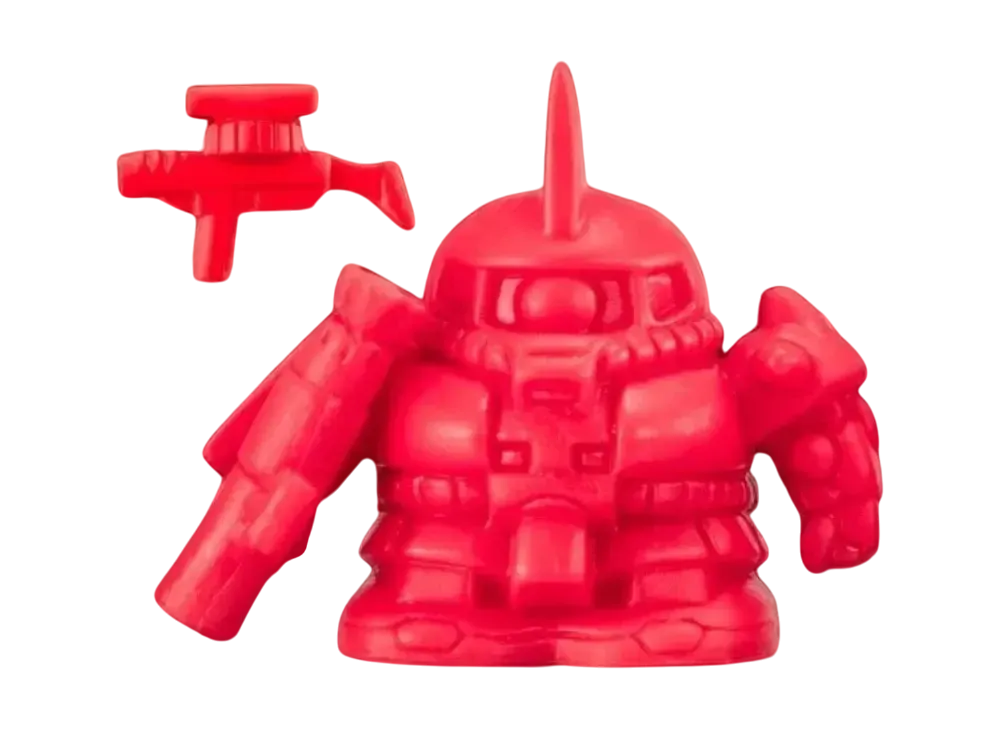 BANDAI "Gachapon Senshi SD Mecha Robokeshi" -MOBILE SUIT GUNDAM- Ver.FRGMT Char's Zaku Red