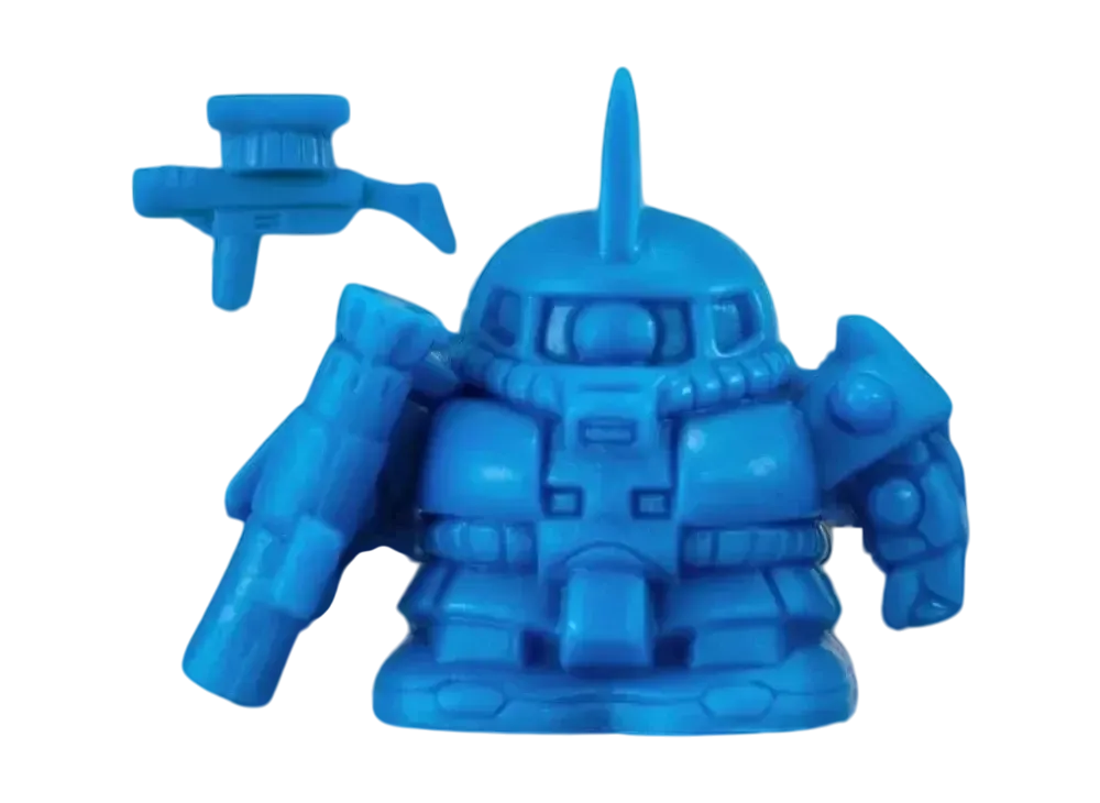 BANDAI "Gachapon Senshi SD Mecha Robokeshi" -MOBILE SUIT GUNDAM- Ver.フラグメント Char's Zaku Blue