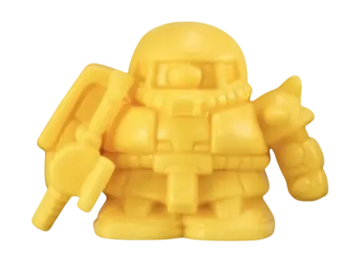 BANDAI "Gachapon Senshi SD Mecha Robokeshi" -MOBILE SUIT GUNDAM- Ver.FRGMT Zaku II Yellow