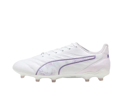 Puma Women's King Pro BL FG/AG "Puma White/Puma Black/Spring"