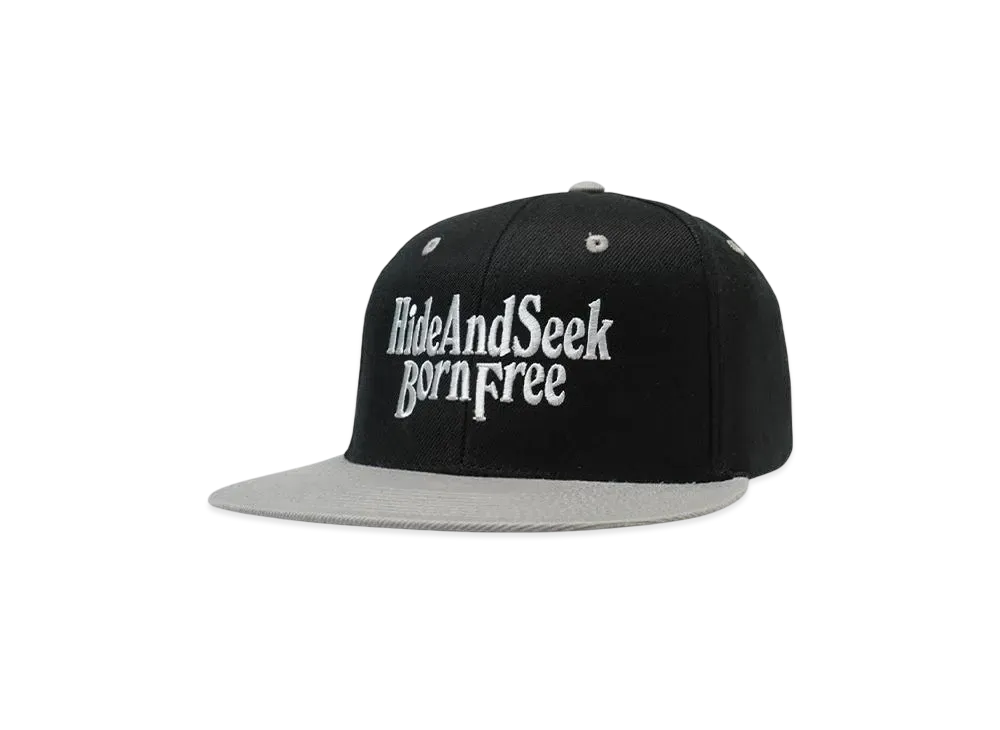 Hide and Seek Born Free Baseball Cap "BLACK/GRAY"