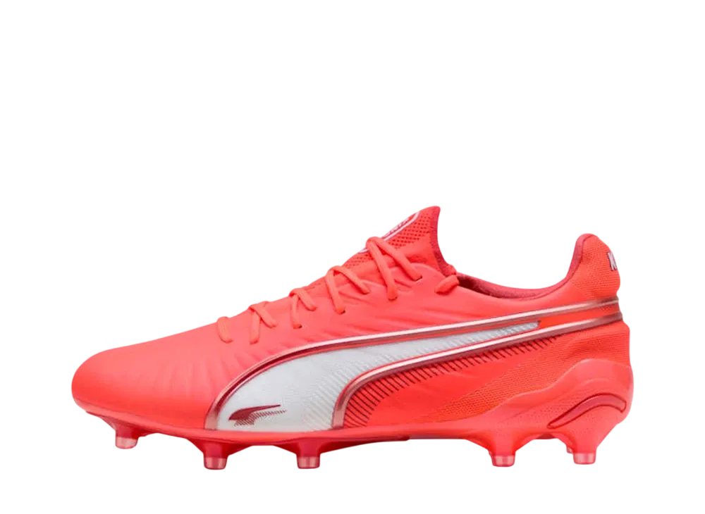 Puma Women's King Ultimate FG/AG "Glowing Red/Puma White/Red Fire"
