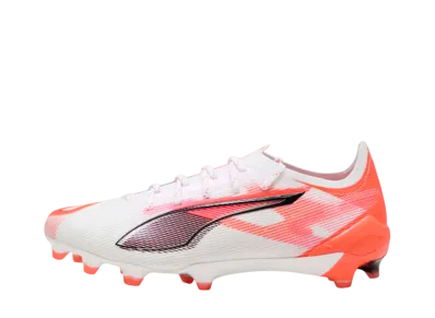 Puma Women's Ultra 5 Ultimate FG "Puma White/Puma Black/Glowing Red"