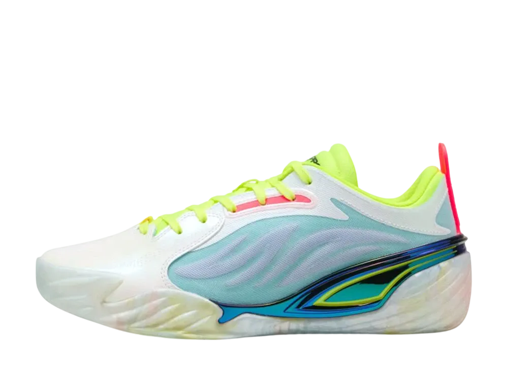 Puma All-Pro Nitro Elite "Light Aqua/Yellow Alert"