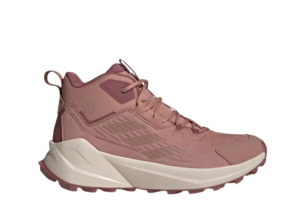 アディダス ウィメンズ テレックス トレイルメーカー2.0 レザー ハイキング "ウォームクレイ/バーガンディ"