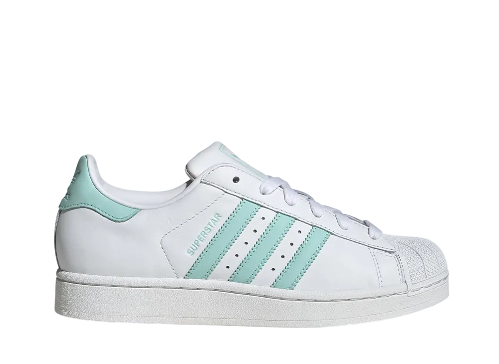 adidas Women's Superstar 2 "Cloud White/Semi Flash Aqua/Easy Mint"