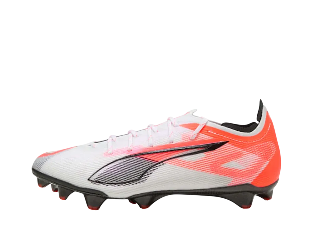 プーマ ウィメンズ ウルトラ5 カーボン FG "プーマホワイト/プーマブラック/グローイングレッド"