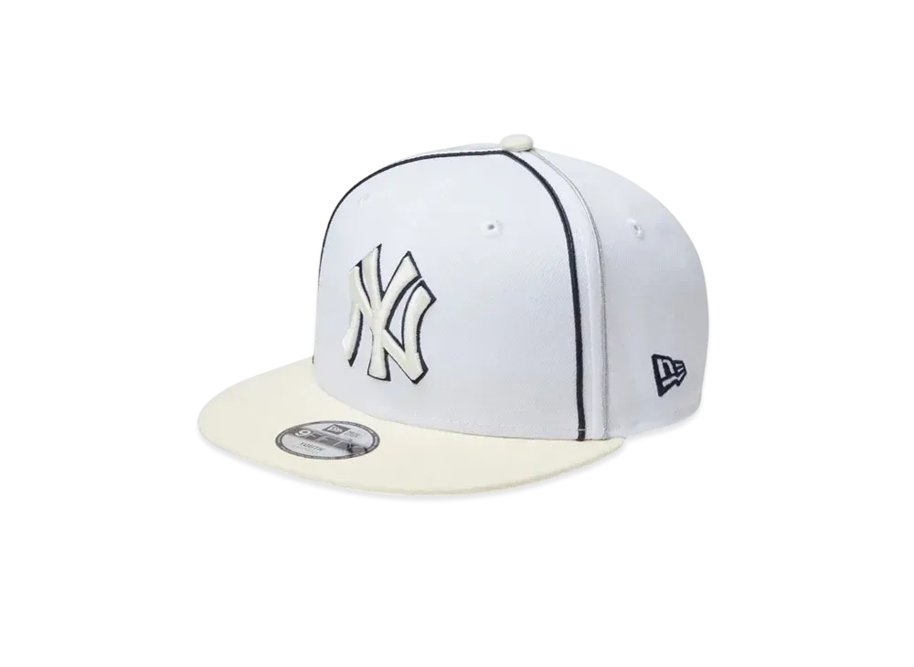 NEW ERA Youth 9Fifty MLB Taping New York Yankees "White/Chrome White"