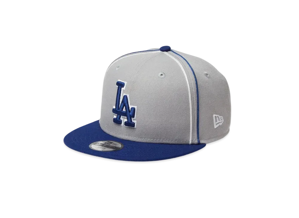 NEW ERA Youth 9Fifty MLB Taping Los Angeles Dodgers "Gray/Dark Royal"