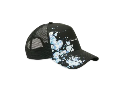 NEW ERA 9Forty A-Frame Tracker Splash Script Logo Non-Wash Denim "Black"