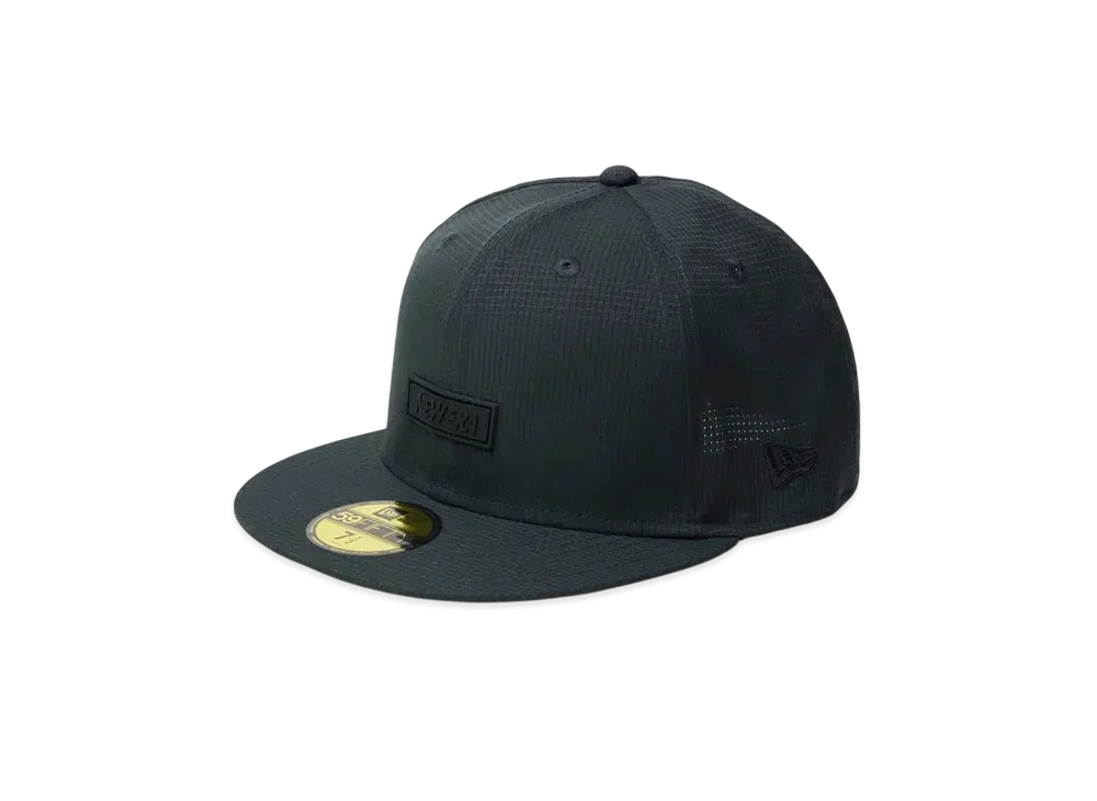 NEW ERA 59Fifty Performance Cap Dot Air Rubber Patch "Black"