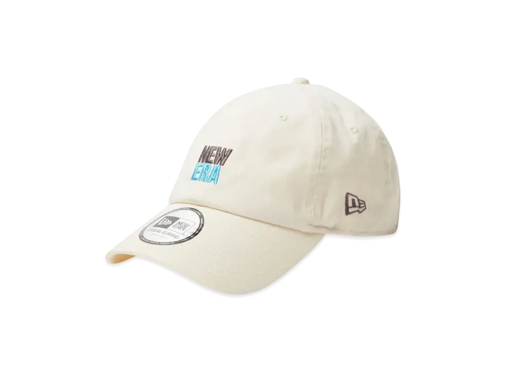 NEW ERA Casual Classic Square New Era Logo "Chrome White"