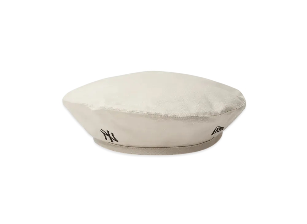 NEW ERA Beret New York Yankees Khaki Sweatband "Stone"