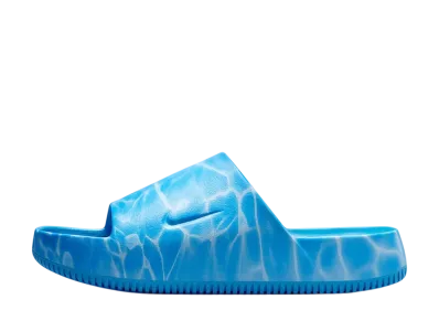 Nike Calm Printed Slide "Coast/Signal Blue/Antarctica/Coast"