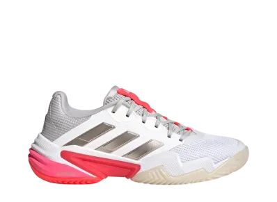 adidas Women's Barricade 13 "Cloud White/Champagne Met/Lucid Red"