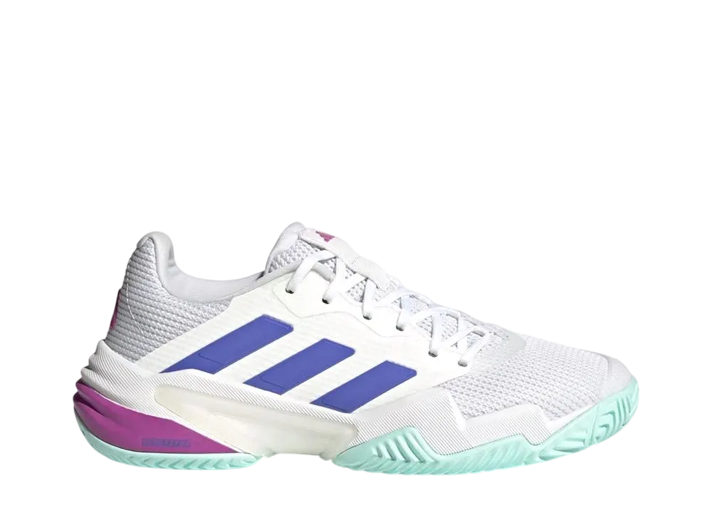 adidas Women's Barricade 13 "Footwear White/Cobalt Blue/Purple Burst"