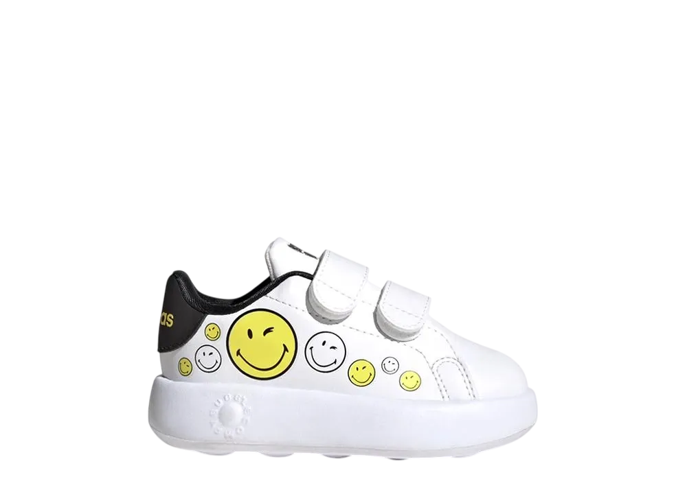 Smiley × adidas TD Advancourt "Cloud White/Bright Yellow/Core Black"