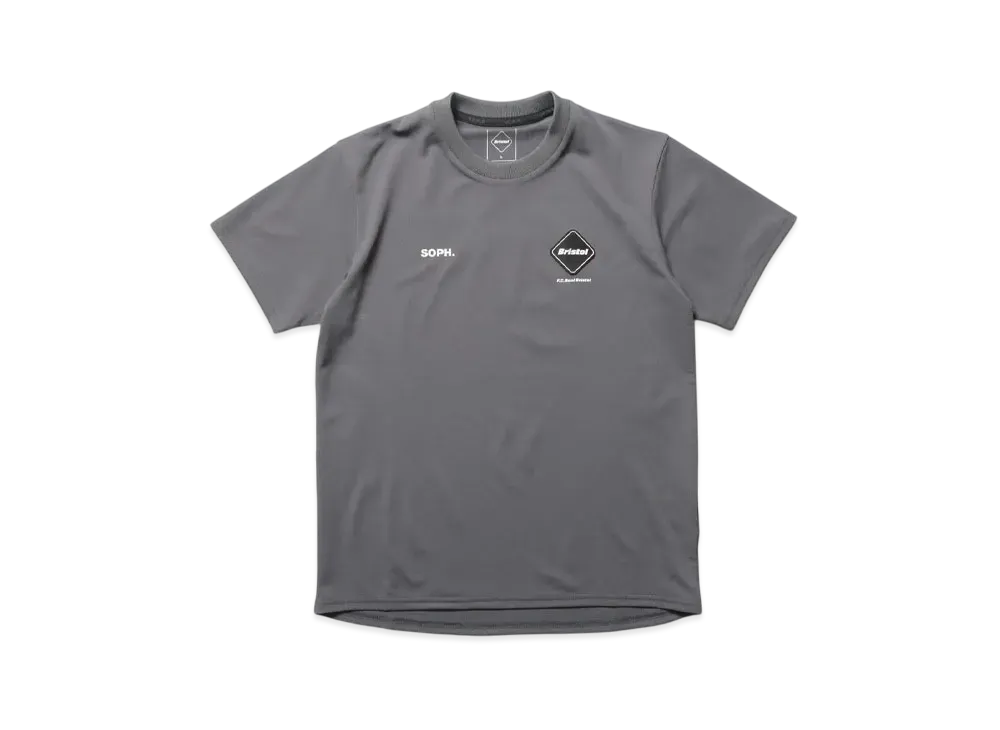 F.C.Real Bristol for Kids Authentic Logo S/S Team Top "Gray"