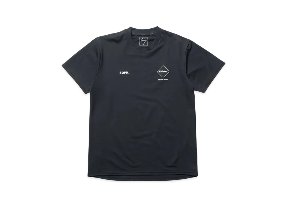 F.C.Real Bristol for Kids Authentic Logo S/S Team Top "Black"