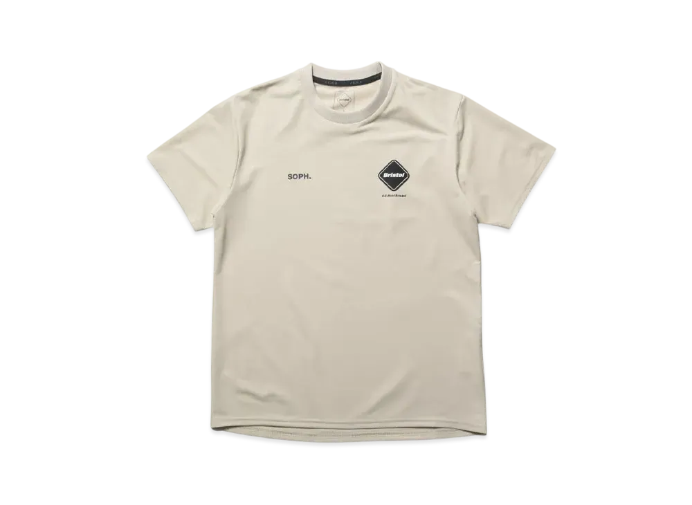 F.C.Real Bristol for Kids Authentic Logo S/S Team Top "Beige"