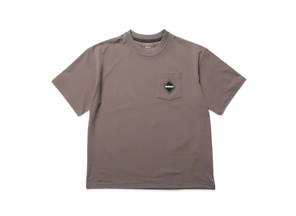 F.C.Real Bristol for Kids Emblem Pocket Tee "Light Brown"