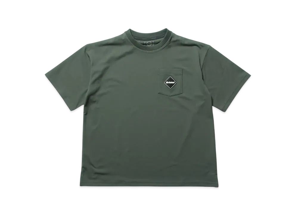 F.C.Real Bristol for Kids Emblem Pocket Tee "Green"