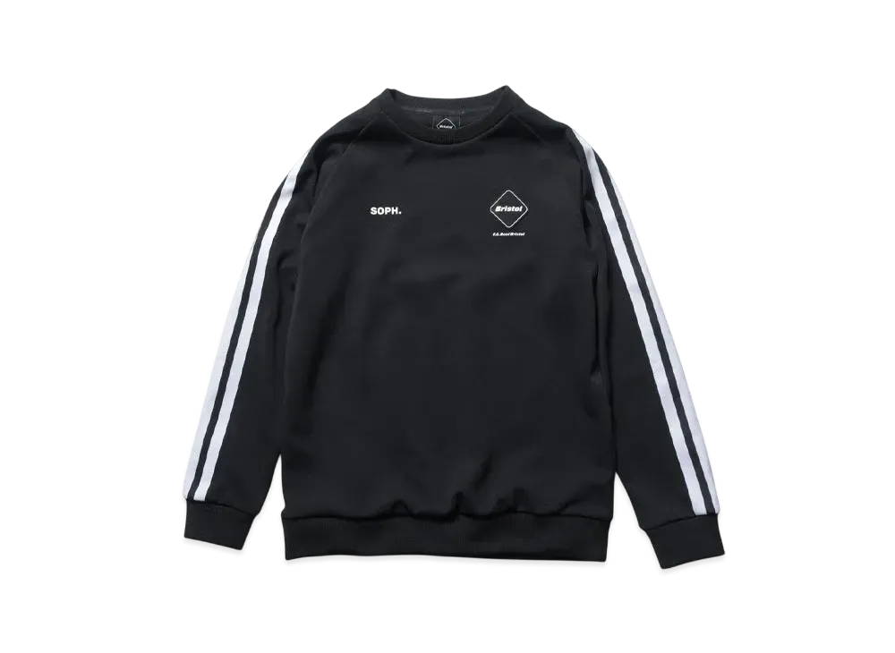 F.C.Real Bristol for Kids Training Track Crewneck Top "Black"