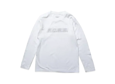 F.C.Real Bristol for Kids Effect Line Logo L/S Tee "White"